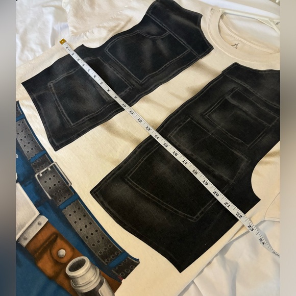 Disneyland Star Wars Han Solo Uniform All Over Front Back T Shirt • Men’s XL - Picture 6 of 7